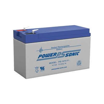 [N4-PS-1270-F1-183408] Batería 12V, 7AH, Para Respaldo, Tecnologías AGM/VRLA, 5 Años Vida Útil, Terminales F1, Reconocida UL