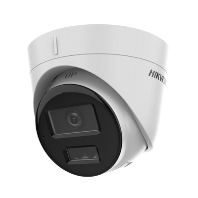 [N4-DS-2CD1323G2-LIUF-227236] [Dual Light] Turret IP 2 Megapixel / Lente 2.8 mm / 30 mts IR + 30 mts Luz Blanca / Micrófono Integrado / ACUSENSE Lite / Exterior IP67 / H.265 / PoE / ONVIF / Micro SD