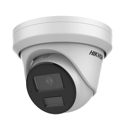 [N4-DS-2CD3386G2-IS(U)(H)-218632] Turret IP 8 Megapixel (4K) / Lente 2.8 mm / 40 mts IR / Exterior IP67 / Micrófono Integrado / DARKFHGITER / Alarmas y Audio I/O / PoE / ONVIF / Micro SD / 4 Analíticos: AcuSense, Deteccion Facial, Conteo de Personas por Cruce y Zona