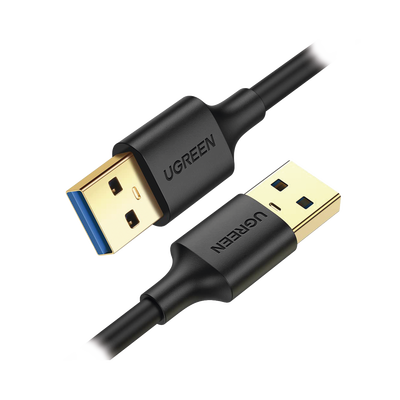 [N4-10371-217213] Cable USB-A 3.0 a  USB-A 3.0 / 2 Metros / Macho a Macho / Conector Niquelado / Núcleo de Cobre Estañado / Blindaje Múltiple / Velocidad 5Gbps / No Requiere Controlador / Compatible con USB2.0 Y USB 1.1