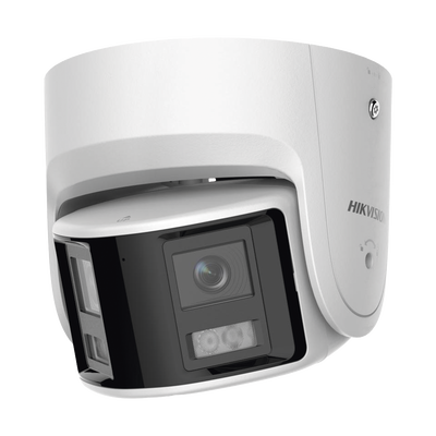 [N4-DS-2CD2346G2P-ISU/SL(C)-233648] [FlexVu] [PROTECCIÓN ACTIVA] Turret IP 4 Megapixel / 2 Lentes de 2.8 mm (Imagen Panorámica 180°) / 30 mts IR / Exterior IP67 / Luz Intermitente y Alerta de Audio / Audio Bidireccional / ACUSENSE / WDR 120 dB / Micro SD
