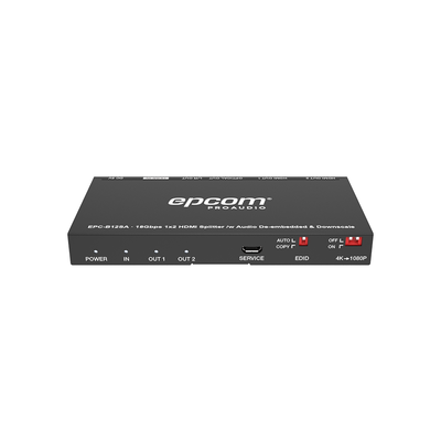 [N4-EPC-B12SA-225946] Splitter HDMI 1x2 | 4K@60Hz | Extractor de Audio | Down Scaler | HDR  4:4:4 | EDID | 18Gbps