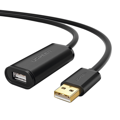 [N4-10321-222990] Cable de Extensión Activo USB 2.0 / 10 Metros / Macho-Hembra / Booster individual FE1.1S incorporado / Velocidad de hasta 480 Mbps / Ideal para impresoras, consolas , Webcam, etc.