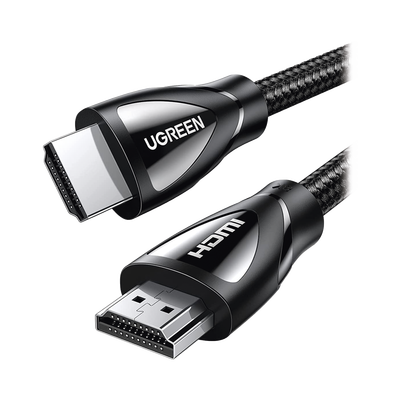 [N4-80404-217204] Cable HDMI 2.1 de Nylon Trenzado / 3 Metros / 8K@60Hz/4K@120Hz / eARC (Canal de Retorno de Audio / HDR10+ / VVR / HEC (Canal Ethernet HDMI) / ALLM / 3D / Dolby Atmos / Dolby Visión / 48 Gbps / Mayor Duración.