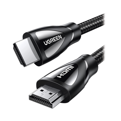 [N4-80401-217203] Cable HDMI 2.1 de Nylon Trenzado / 1 Metro / 8K@60Hz/4K@120Hz / eARC (Canal de Retorno de Audio / HDR10+ / VVR / HEC (Canal Ethernet HDMI) / ALLM / 3D / Dolby Atmos / Dolby Visión / 48 Gbps / Mayor Duración.