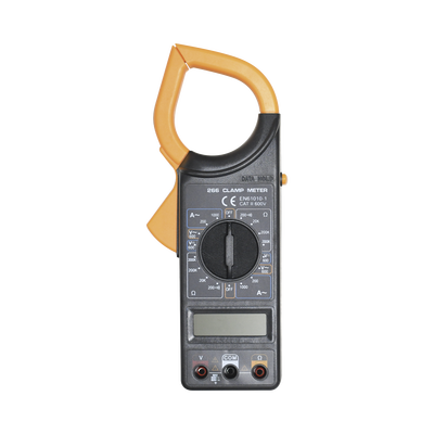 [N4-DT266-213927] Multímetro Digital de Gancho Compacto 600 Vcc / Vca  CATII. Con pantalla LCD (No incluye Batería)