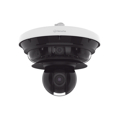 [N4-PNM-C34404RQPZ-223651] Cámara IP Multisensor 34MP (4 sensores 4K) con lentes motorizados / PTZ 2 MP 40X / Hasta 2 tarjetas MicroSD de 512GB / WDR de hasta 150dB / IP66 / IK10 / autoseguimiento / Inteligencia artificial para eventos