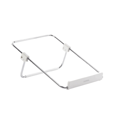 [N4-80348-208426] Soporte para Laptop / Plegable / Ajustable de 87 a 131 mm / Amplia compatibilidad 11''-16'' / Capacidad de carga 20 KG / Antideslizante /  Ultra Ligero / Metal / ABS / Silicona / Color Plata