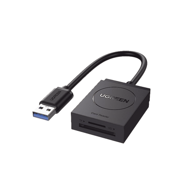 [N4-20250-219168] Lector de tarjetas USB-A 3.0 a MicroSD (TF) / SD | 5Gbps | Soporta hasta 2TB | Soporta Windows/Mac OS/Linux/Android | Lectura de Tarjetas Simultánea | No Requiere Controlador | Cable de 15cm.