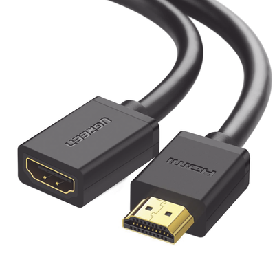 [N4-10140-208493] Cable extensor HDMI de 0.5M / 4K@60Hz / 3D / HDR /  Macho a Hembra /  Núcleo de cobre estañado / Transmisión estable.