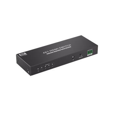 [N4-TT401-8K-222903] Switch Conmutador  HDMI 4X1 | 4 Entradas 1 Salida | Velocidad de trasmisión 48 Gbps | Resolución 8K | Salida de audio | HDCP 2.3