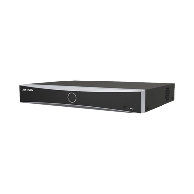[N4-DS-7608NXI-K1/8P(D)-231465] [Acusearch] NVR 12 Megapíxel (4K) / 8 canales IP / 8 Puertos PoE+ / Reconocimiento Facial / AcuSense (Evita Falsas Alarmas) / 1 Bahías de Disco Duro / HDMI en 4K / 300 Metros PoE Modo Extendido