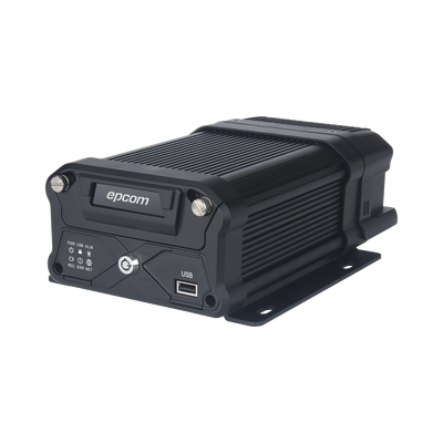 [N4-XMRN404AHDS-200073] NUBE EPCOMGPS / DVR móvil / almacenamiento en HDD / 4 canales AHD + 4 canales IP / compresión de video H.265 / CHIP IA embebido