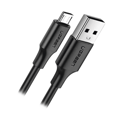 [N4-60136-217477] Cable USB-A a Micro USB | 1 Metro | Tecnología de Carga Rápida Qualcomm / QC 3.0/2.0 | Recarga hasta 18W | Transmisión de Datos hasta 480Mbps | Tecnología de Carga Segura | Hasta 5,000 Flexiones | ABS y PVC de Alta Duraci&o