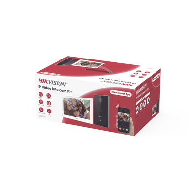 [N4-DS-KIS608-P-234517] Kit de Videoportero IP / Frente de calle para exterior / 2MP / Lector de Tarjeta MiFARE / Monitor Interior / WiFi / Pantalla de 7" Touch