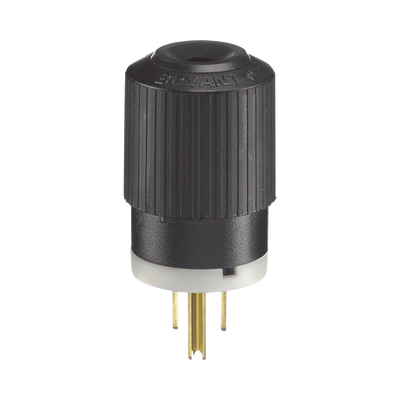 [N4-HUB-BRY-5266-NP-207758] Clavija Negra 15 A 125 V CA 2 Polos 3 Hilos (NEMA 5-15P).