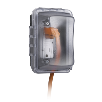 [N4-HUB-MM-410-C-211176] Cubierta Resistente a Intemperie/ 1 Unidad/ Horizontal/Vertical/ Profundidad 2-3/4"/ Transparente.