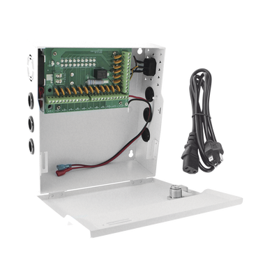 [N4-PLK12DC20ABK-77683] Fuente de Poder Profesional de 12 Vcc @ 20 A / Soporta 18 Cámaras / Capacidad de Batería de Respaldo (No Incluida) / Voltaje de Entrada de 96-264 Vca