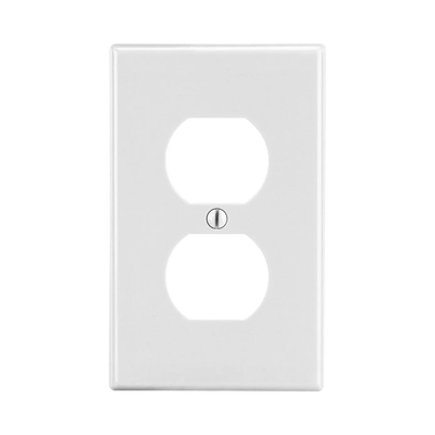 [N4-HUB-P8W-209674] Tapa para Contacto Dúplex Color Blanco.