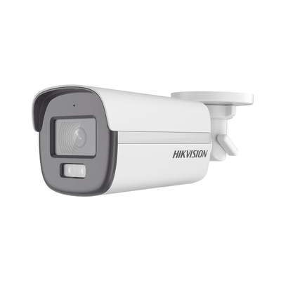 [N4-DS-2CE12KF0T-FS-196365] [ColorVu] Bala TURBOHD 3K (5 Megapixel) / Lente 3.6 mm / Micrófono Integrado / Imagen a Color 24/7 / Luz Blanca 40 mts / Exterior IP67 / dWDR / 4 Tecnologías / Metal