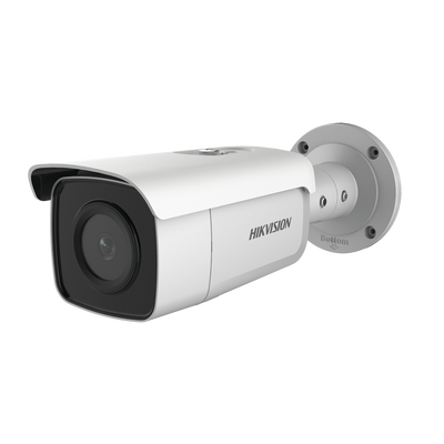 [N4-DS-2CD2T86G2-ISU/SL(C)-196004] Bala IP 8 Megapixel / Filtro de Falsas Alarmas / Lente 2.8 mm / 60 mts IR EXIR / Exterior IP67 / Sirena y Luz Integrado / Micrófono Integrado / Entrada y Salida de Audio y Alarmas / MicroSD / ACUSEARCH