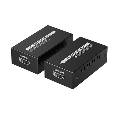 [N4-TT672MINI-233393] Kit extensor HDMI de tamaño mini | 4K60Hz a  60 metros | Solo requiere alimentación TX |  Sobre CAT6/CAT6A/CAT7 |