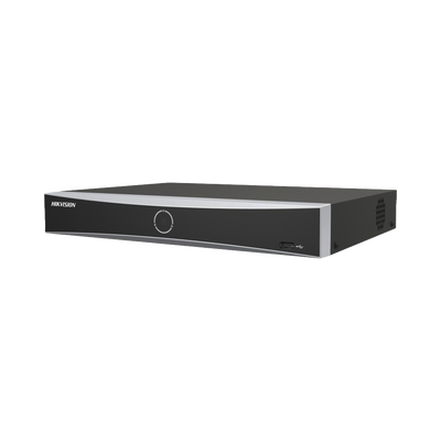 [N4-DS-7616NXI-K1(D)-233599] [Acusearch] NVR 12 Megapixel (4K) / 16 canales IP / AcuSense (Evita Falsas Alarmas) / Reconocimiento Facial / 1 Bahía de Disco Duro  / HDMI en 4K / Sin Puertos PoE+