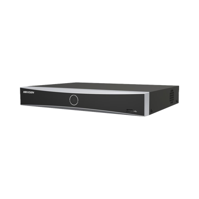 [N4-DS-7608NXI-K1(D)-231464] [Acusearch] NVR 12 Megapíxel (4K) / 8 canales IP / AcuSense (Evita Falsas Alarmas)  / Reconocimiento Facial / 1 Bahía de Disco Duro / HDMI en 4K / Sin Puertos PoE
