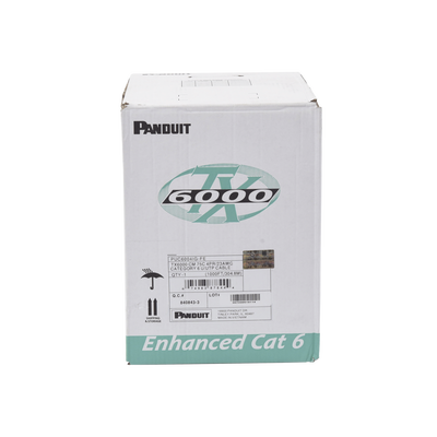 [N4-PUC6004IG-FE-177954] Bobina de Cable UTP 305 m. de Cobre, TX6000™ PanNet, Reelex, Gris Internacional, Categoría 6 Mejorado (23 AWG), PVC (CM), de 4 pares