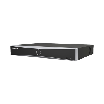 [N4-DS-7604NXI-K1/4P(D)-231463] [Acusearch] NVR 12 Megapíxel (4K) / 4 canales IP / 4 Puertos PoE+ / Reconocimiento Facial / AcuSense (Evita Falsas Alarmas) / 1 Bahías de Disco Duro / HDMI en 4K / 300 Metros PoE Modo Extendido