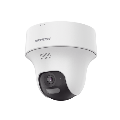 [N4-DS-2CV1F43G2-LIDWF(B)-230190] Turret  PT IP 4 Megapixel / Lente 2.8 mm / Dual Light (20 mts IR + 15 mts Luz Blanca) / Wi-Fi / IP54 / dWDR / H.265 / Audio Bidireccional (Micrófono y Bocina) / Micro SD