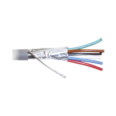 [N4-WZ12-193889] Bobina de 305 metros de cable 8 conductores, 22 AWG, tipo CMR, de color gris para aplicaciones en Alarmas de intrusión /Control de acceso/Interfonos y TV porteros/Automatización/Audio y Voceo.
