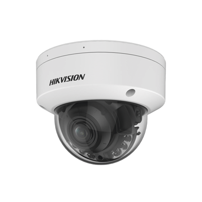 [N4-DS-2CD3746G2HT-LIZSU(1T)-232976] Domo IP 4 Megapixel / Lente Mot. 2.7 - 13.5 mm / Dual Light (40 mts IR + 40 mts Luz Blanca ) / SSD Integrado 1 TB / 2 Micrófonos Integrados / Alarmas I/O / IP67 / IK10 / WDR 130 dB / PoE + / AcuSense / DarkFighter S / Micro SD