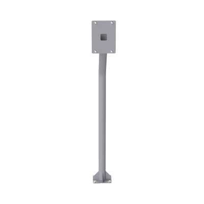 [N4-POSTE-INT-191648] Base tipo tubular para instalación de cubierta BASEINT de videoporteros o interfones IP Fanvil y Grandstream, altura de 1.2 metros, pintura electrostática color gris.