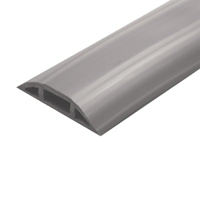 [N4-FLEXIDUCTHO-GY-77091] Canaleta flexible color gris de PVC auto extinguible tramo de 2.5m (9300-01253)