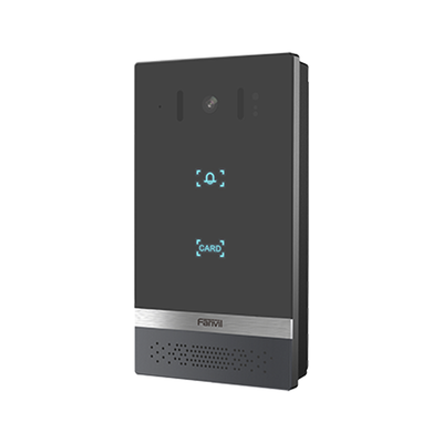 [N4-I61-205476] Videoportero SIP i61, 2 relevadores con botón para llamada, anti-vandálico, IP66 y IK07, PoE, Botón touch