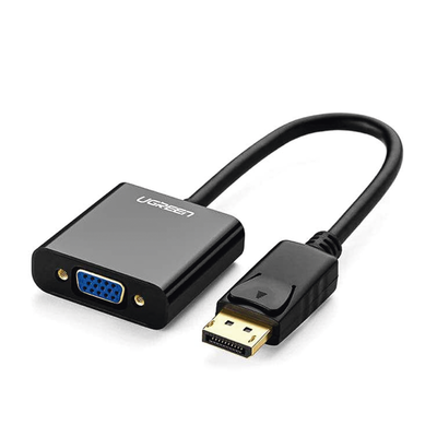 [N4-20415-224413] Convertidor DP Macho a VGA Hembra (negro).