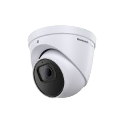 [N4-HC35WE5R3-222172] Turret IP 5 Megapixel / Lente 2.8 mm / 40 mts IR / Ultra Baja Iluminación / NDAA / ONVIF / Exterior IP67 / H.265 / IA (Filtro de Humanos y Vehiculos) / Merodeo / Conteo de Personas / PoE / Audio y Alarmas I/O / Serie 35 / Honeywell Security