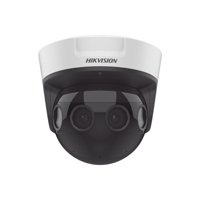 [N4-DS-2CD6924G0-IHS(D)-229713] PanoVu Series / Vista Panorámica 180° / 8 Megapixel en Total / 4 Lentes 2.8 mm (2 Megapixel) / 20 mts IR EXIR / Exterior IP67 / IK10 / 12 Vcc / PoE+ / MicroSD