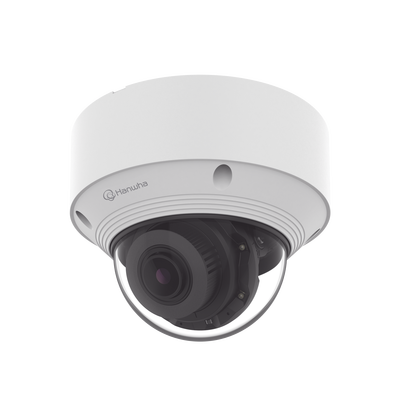 [N4-QNV-C8083R-227272] Cámara IP Tipo domo Antivandálica 5 Megapíxel / Lente Varifocal 3.2 - 10mm / IR 30M / WDR 120db / IP66 / H.265 & WiseStream / Inteligencia Artificial Deteccion de Personas y vehiculos