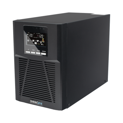 [N4-LP1KOLT-224718] UPS 1000VA/900W  Online Doble Conversión /Pantalla LCD / 3 tomas 5-15R / Regulación de Voltaje / Protección RJ45