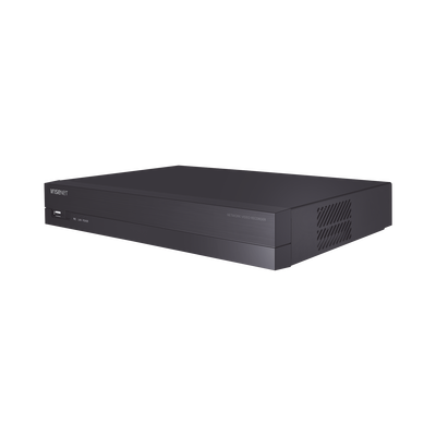 [N4-ARN-410S-228190] NVR 4 canales grabacion hasta 8MP / H.265, H.264 / P2P Wisenet / 4 puertos PoE Plug and play / soporta 1 disco duro (no incluido).