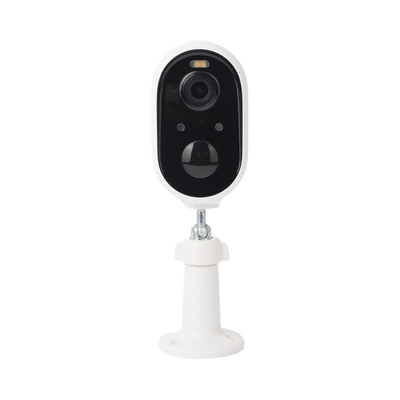 [N4-SCAM3BAT-233545] Cámara IP de Batería (Gran Angular) 3 Megapixel | WiFi | Audio Bidireccional | Batería Recargable 5200 mAh | IP65 |Exterior con Protección|  Estadísticas de Energía | Detección de Humanos | Incluye Panel So