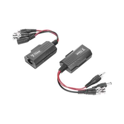[N4-TT-101-PVA-TURBO-75542] Kit de transceptores activos, envía alimentación 12V/24Vcc/AC, video y audio a una distancia de hasta 150 m en 4K para aplicaciones de video por UTP Cat 5e / 6 en alta definición.
