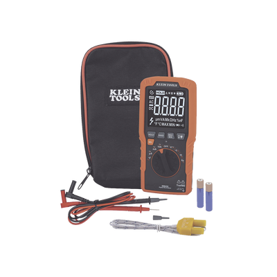 [N4-MM450-213677] Multímetro Digital Esbelto de Rango Automático con TRMS 600V y Medición de Temperatura