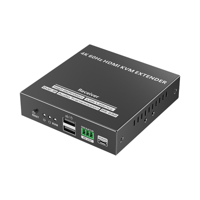 [N4-TT582KVM-RX-223325] Receptor Compatible para Kit TT582-KVM |4K @60Hz | Cat 6, 6a y 7 |  hasta 150 metros | Transmite el Video y Controla tu DVR vía USB a distancia