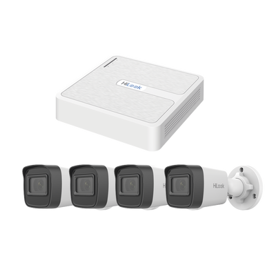 [N4-KIPH4B/2MP-239111] Kit IP 2 Megapixel / NVR de 8 Canales con 8 Puertos PoE  / 4 Cámaras IP Bala para Exterior
