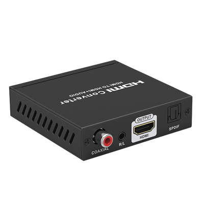 [N4-TT3061-168980] Extractor de Audio de HDMI a HDMI + Audio / Salida de Audio Digital o Análoga / SPDIF / Toslink / Auxiliar 3.5mm (Estéreo) / Salida HDMI solo video / Soporta ARC / HDR / HDCP / Separa el Audio del Contenido HDMI .