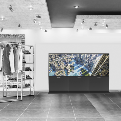 [N4-DS-CW3X2LUY-55-205766] Kit Videowall Comercial 3X2 / Incluye 6 Pantallas 55" / 2 Controladores de 2 Entradas HDMI / Base de Piso