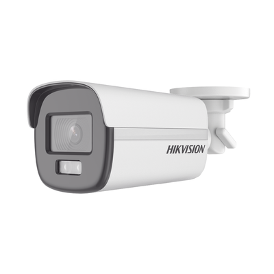 [N4-DS-2CE12DF0T-F-191247] [ColorVu] Bala TURBOHD 2 Megapixel (1080p) / Imagen a Color 24/7 / Lente 3.6 mm / METAL / Luz Blanca 40 mts / Exterior IP67 / TVI-AHD-CVI-CVBS / dWDR